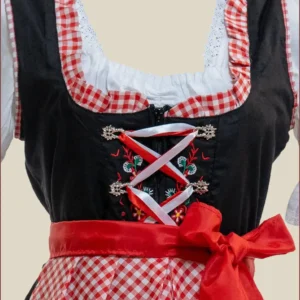 Amaras Black and Red German Dirndl 1