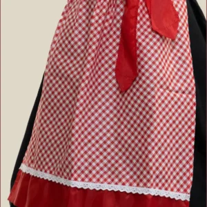Amaras Black and Red German Dirndl 5