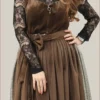 Bavarian Elegance Brown Dirndl