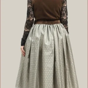 Bavarian Elegance Brown Dirndl