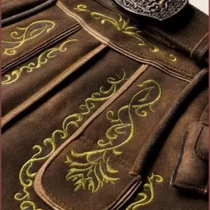 Bavarian Lederhosen Vintage Brown