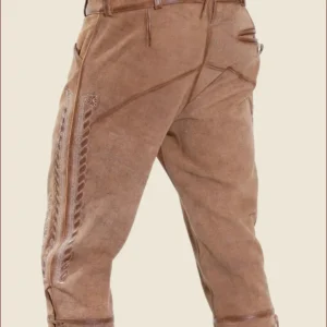 Brown Bavarian Classic Long Bundhosen