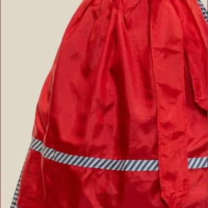 Classic Bavarian Dirndl in Black and Red