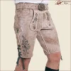 Classic Bone White Men's Lederhosen
