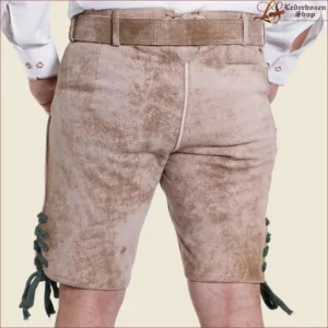 Classic Bone White Men's Lederhosen
