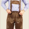 Classic Brown Bavarian Short Lederhosen