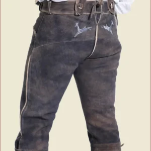 Classic Handcrafted Rusty Black Bundhosen