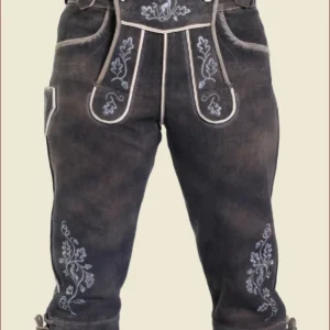 Classic Handcrafted Rusty Black Bundhosen
