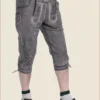 Dark Gray Trachten Bundhosen - Knee Lenght Lederhosen