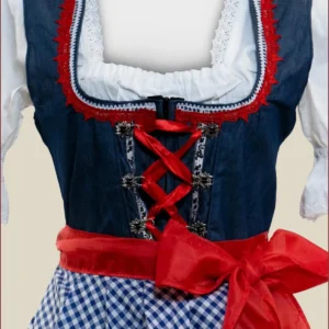 Denim Blue German Midi Dirndl