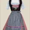 Elsa Cherry Black Vintage Dirndl