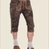 Genuine German Bundhosen in Chocolate Brown