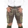 German Bavarian Lederhosen Forest Green