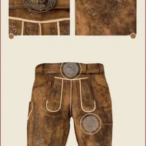 German Craftsmanship Men's Lederhosen Outfit