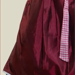 German Pink Dirndl with Dual-Sided Apron