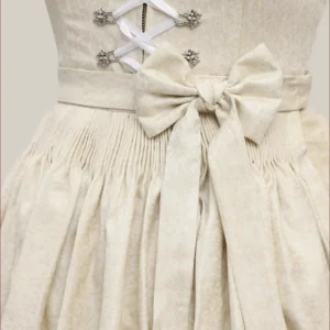 Graceful Off White Bavarian Dirndl