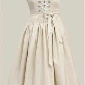 Graceful Off White Bavarian Dirndl