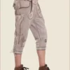 Gray Bavarian Classic Long Bundhosen