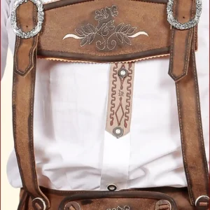 Handmade Wild Brown Trachten Lederhosen Men