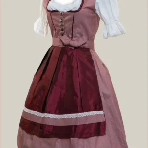 Heidi Rose Pink Midi Dirndl Dress