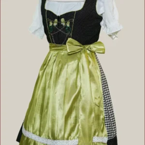 Helma Vintage Emerald Green Midi Dirndl