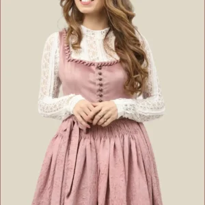 Lovely Light Purple Bavarian Dirndl Dress