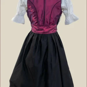Maroon Vintage Traditional Dirndl
