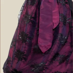 Maroon Vintage Traditional Dirndl