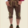 Mens Knee-Length Bundhosen In Shanko Brown