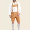 Natural Brown Men German Lederhosen