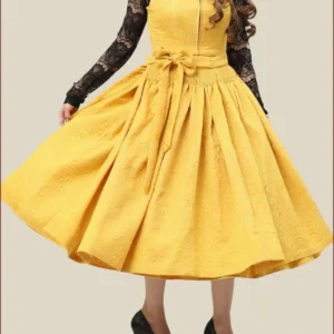 Oktoberfest Sunny Yellow Dirndl 1 1