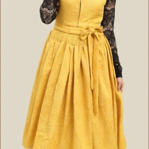 Oktoberfest Sunny Yellow Dirndl 4 1