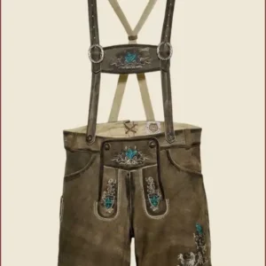 Tannish Brown Deerskin Lederhosen