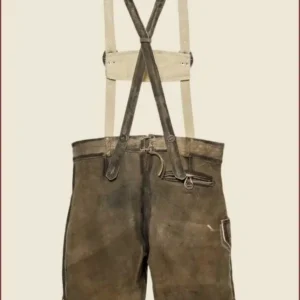 Tannish Brown Deerskin Lederhosen