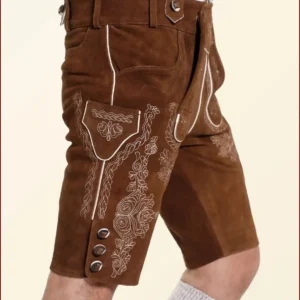 Iconic German outfits include lederhosen for men and dirndls for women, both of which are traditional Bavarian clothing often worn at cultural events and festivals.