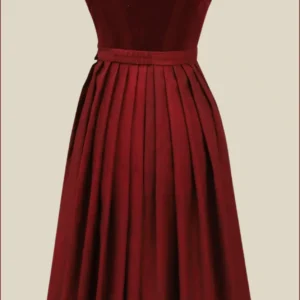 Traditional Rich Maroon German Dirndl