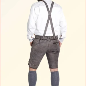 Traditional Short Lederhosen in Classic Black 1