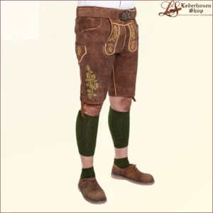 Vibrant Brown Lederhosen Mens Outfit Traditional Bavarian Attire 3